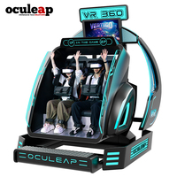 Simulador de Vuelo VR 360 720, Equipo VR/AR/MR Personalizable, Novedad 2027, Máquina de Juegos de Arcade con Montaña Rusa 9D, Juegos 3D 5D 7D 12D