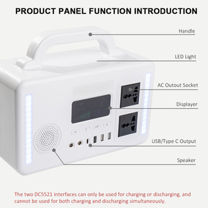 300W All in One Outdoor Camping Home Backup <b>Battery</b> Lifepo4 Solar Portable Power Station - Product Image 4