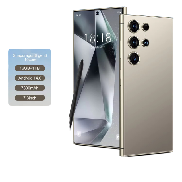 2025 Newest Fold Design S25 Ultra+ Android Smartphone 108MP Camera Dual SIM GPS English OLED 5G 1TB Storage