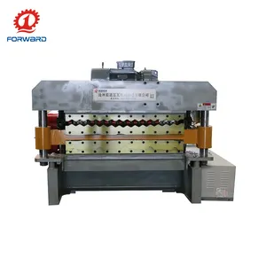 China Made Double Layer Verzinkt Metalen Dak Tegels Roll Forming Machine