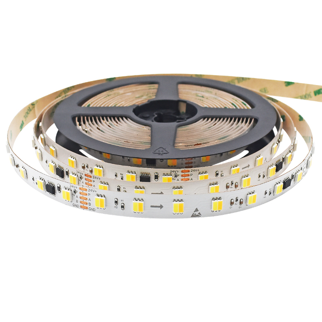 Flexible 5m/10m/30m Smart LED Strip Light 5050 2835 RGB LUces 24v DMX512 12v Addressable CCT IP67 Connectivity USB for Garden