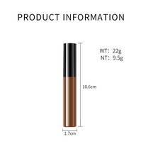 Teinture pour sourcils à décoller avec logo personnalisé, 4 couleurs, imperméable et longue durée, pour toutes les couleurs de cheveux, vente en gros