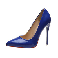 Chaussures personnalisées à talons pour femmes en cuir verni couleur bonbon talons aiguilles chaussures de travail pour femmes chaussures sexy talons hauts pompes chaussures pour femmes