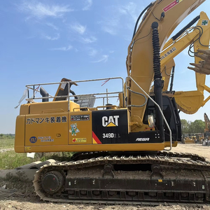 Excavadora de cadenas usada de alta calidad 95% nueva, de Japón, para 349D2L 330D 345GC, 45 toneladas, con motor, bomba y EPA CE - Product Image 1