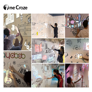 Mur virtuel numérique interactif avec projection musicale et artistique tactile et lumineuse multicolore pour l'éducation des enfants - Product Image 4
