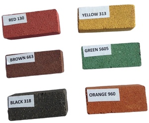 Pigment feo3 en oxyde de fer ISO 9001, pour briques, blocs, ciment, pavé, usine - Product Image 6
