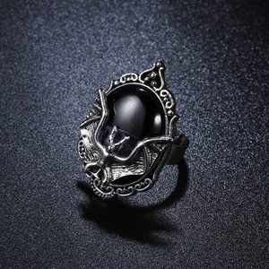 Nouvelle <span class=keywords><strong>bague</strong></span> gothique chauve-souris noire d'Halloween, <span class=keywords><strong>bague</strong></span> réglable avec <span class=keywords><strong>camée</strong></span> de chauve-souris, bijoux de fête pour femmes et hommes, cadeaux de festival - Product Image 6