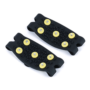 5 goujons anti-dérapant silicone caoutchouc neige glace escalade chaussures pince pointes crampons pour enfants - Product Image 5