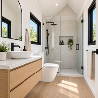 Rumah Prefab Portabel di Atas Roda untuk Pasar Australia, Rumah Mungil dengan Dapur, Kamar Mandi, Kamar Tidur, Kaca Ganda, dan Insulasi Pabrik