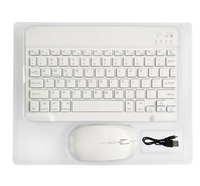 Penjualan terlaris Keyboard nirkabel dan Mouse untuk Teclado iPad Xiaomi ponsel Samsung Tablet BT Keyboard untuk IOS Android Windows