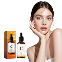 Sérum éclaircissant à la vitamine C, texture hydratante et rafraîchissante pour un soin du visage quotidien lissant et éclatant