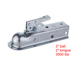 3500lbs thẳng <span class=keywords><strong>Trailer</strong></span> Coupler 2 "bóng 2" Ống Vuông Coupler <span class=keywords><strong>Trailer</strong></span> nối cho thuyền Hộp xe <span class=keywords><strong>trailer</strong></span> - Product Image 1