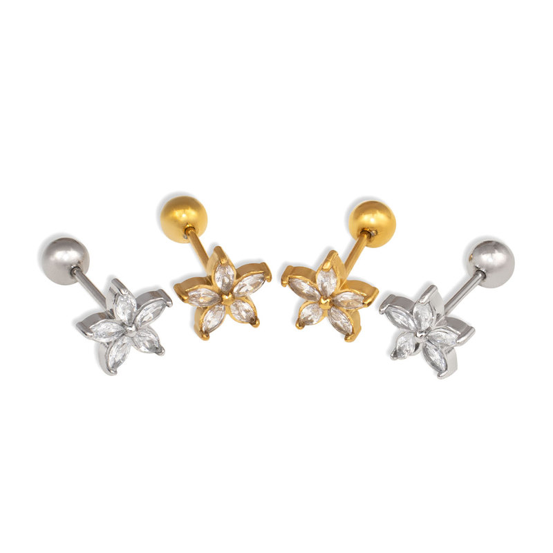 Top Seller Waterproof Starfish Earrings 18k