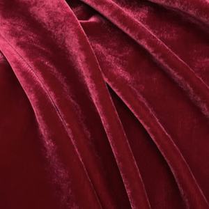 Fatto in cina 110cm di larghezza prezzo all'ingrosso eccellente colore solido <span class=keywords><strong>Spandex</strong></span> tessuto di seta per la casa tessuto personalizzato vestito di stoffa - Product Image 4