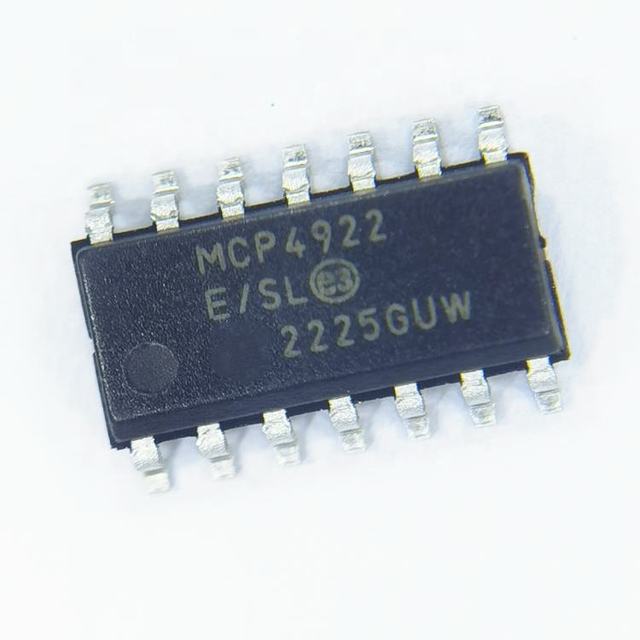 New and Original Integrated Circuit Digital to Analog Converters 14-SOIC MCP4922-E/SL