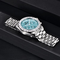 Montres pour hommes PAGANI DESIGN PD-1701, marque haut de gamme, chronographe automatique à quartz, étanche, sport, acier inoxydable, Relogio