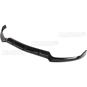 Juego de 3 Piezas de Alerón Delantero para Mercedes Benz Clase C, Spoiler Splitter W205 C300 C160 C200 C350e C260 AMG 2015-2018, Negro Brillante - Product Image 5