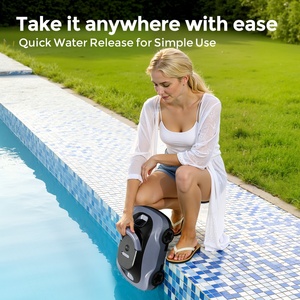 <span class=keywords><strong>Robot</strong></span> <span class=keywords><strong>Limpiafondos</strong></span> de <span class=keywords><strong>Piscina</strong></span> Inalámbrico con Batería de Litio Recargable, Nuevo Diseño - Product Image 5