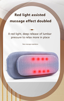 Hercules YK-2222 Ganzkörper-Multifunktions-Vibrations- und Heizmassagekissen mit Kabelloser Fernbedienung und 2600mAh Akku für