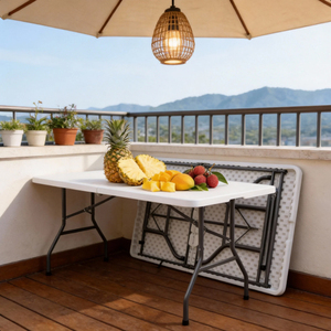 <span class=keywords><strong>Table</strong></span> et chaises pliantes en aluminium pour l'extérieur, pliables en deux, pour le camping, M01020-1 Chine - Product Image 3