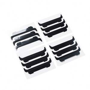 Cinta de enmascarar acrílica PET negra de alta temperatura, bloqueadora de luz, de corte individual, sin residuos, ignífuga, superventas de fábrica - Product Image 4