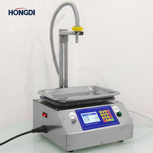 Machine de remplissage de miel semi-automatique de haute précision avec PLC, pour petits pots et bouteilles, à piston de table, qualité alimentaire - Product Image 6