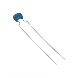 Manufacturer Channel RDER71H105K2M1H03A 1 uF Radial Through Hole CAP CER 1UF 50V X7R RADIAL Ceramic Capacitor - Product Image 1