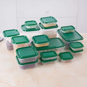 Ensemble de 17 boîtes en <span class=keywords><strong>plastique</strong></span> pour réfrigérateur, boîte de <span class=keywords><strong>conservation</strong></span> des aliments, grande capacité, boîte de <span class=keywords><strong>conservation</strong></span> de la fraîcheur des légumes - Product Image 2