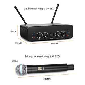 ไมค์ไร้สายแบบถือได้2ช่อง, R2แบบมืออาชีพ UHF - Product Image 2