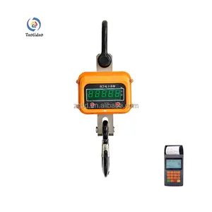 Electronic Industrial Hook Scale: 10 Tons Crane Industrial Hook Scale Wireless Transmission Accurate Measurement