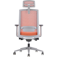 Chaise de bureau ergonomique personnalisable, réglable en hauteur, avec support lombaire robuste, pour le bureau et la maison
