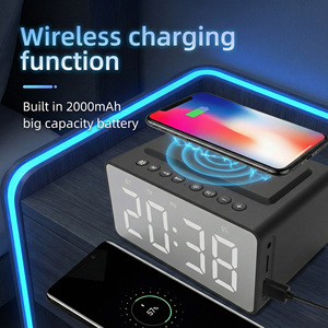 Altoparlante Bluetooth BT508 con Ricarica USB, Radio, Orologio Musicale con Allarme, <span class=keywords><strong>Stereo</strong></span> LED da Scrivania in Plastica con Cambio Colore - Product Image 5