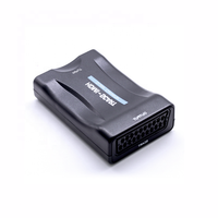 Convertisseur vidéo HDMI vers SCART WISTAR 1080P, adaptateur audio avec câble USB pour box TV