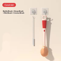 Fournisseur direct du fabricant, kit complet de nettoyage de biberons et de tétines avec plusieurs têtes de nettoyage, ensemble de brosses de nettoyage pour biberons
