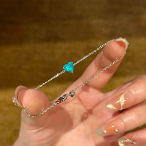 Pulsera de Plata Esterlina 925 para Mujer, Pulsera de Cristal, Joyería de Moda al por Mayor, Lista para Enviar, Envío Rápido - Product Image 1