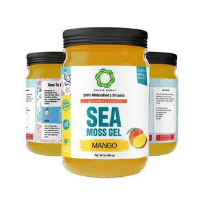 Healistix Gel de mousse de mer ananas riche en vitamines et minéraux Gel de mousse de mer Supplément nutritionnel cru biologique Mangue Ananas