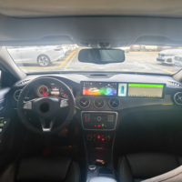 Système multimédia stéréo de navigation radio DVD pour voiture Android 8+128G à triple écran interactif pour Mercedes Benz GLA200 2015-2019