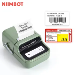 NIIMBOT B21 50mm dente azul impressora inteligente android ISO venda quente twitter Japão impressora de etiquetas térmicas