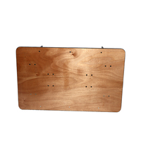 Meilleures Offres d'Usine : Tables de Banquet Pliantes en Bois, Tables Pliantes Portables en Métal avec Plateaux en Bois à Prix Réduits