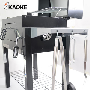 KAOKE 24 pollici festa tedesca grande barbecue Grill <span class=keywords><strong>Trolley</strong></span> griglie barbecue griglie da esterno barbecue con tavolini laterali - Product Image 5