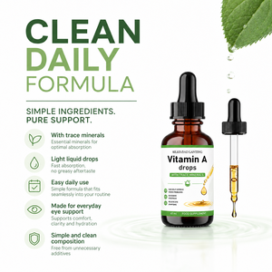 Suplemento Líquido de Vitamina A con Minerales Traza, 60 ml, Suplemento Alimenticio para la Salud Ocular - Product Image 6