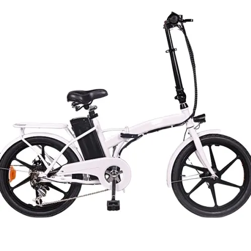 Quadro de bicicleta elétrica liga de aço alumínio 36v 10Ah Lítio 350w luz LED 6 velocidades bicicleta elétrica barata