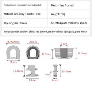 Armario de muebles blanco y marrón con soporte de estante de tornillo, accesorios para Taller, cocina, comedor y sala de estar - Product Image 5