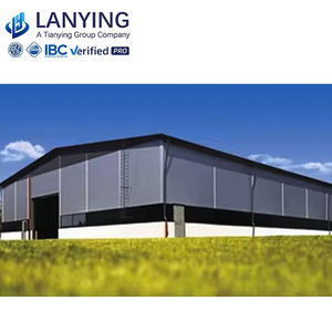 Mới mô-đun prefab kim loại xây dựng lưu trữ vật liệu xây dựng Cấu trúc thép di động hội thảo xây dựng kho đúc sẵn - Product Image 1