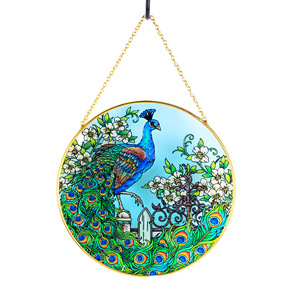 Colgante de Cristal Grabado Tridimensional Hecho a Mano, Atrapasol, Adorno de Diseño Moderno para Montar en la Pared, Decoración para el Hogar y el Balcón - Product Image 3