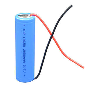 ก้อนแบตเตอรี่ลิเธียมทรงกระบอก7.4ก้อนแบตเตอรี่ลิเธียมไอออน6000mAh 18650ก้อนแบตเตอรี่ - Product Image 1