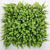 Haie artificielle verticale en plastique anti-UV pour extérieur, toile de fond végétale, mur de gazon artificiel, jardin vertical écologique, vente en gros