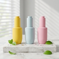 Flacon compte-gouttes en verre cosmétique mat couleur personnalisée avec pulvérisation, sérigraphie et marquage à chaud pour l'emballage d'huiles essentielles et de sérums