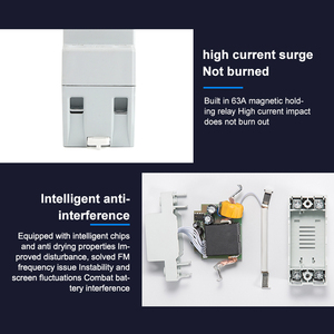 YHAVP-1 de rail Din Courant de surtension réglable 40A 63A 220V 230V Protection contre les surtensions Relais Protection contre les surtensions - Product Image 6