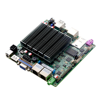 DC 12V Intel J1900 Quad Core 2.0GHz Mini Nano ITX DDR3 SATA Desktop Motherboard dengan 2 COM 1 Port RS485/RS422 Baru